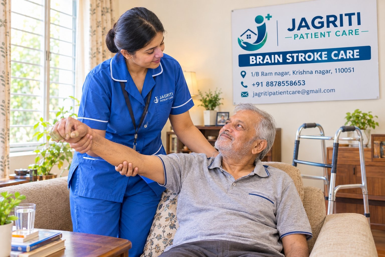 Brain Stroke Patient Care at Home